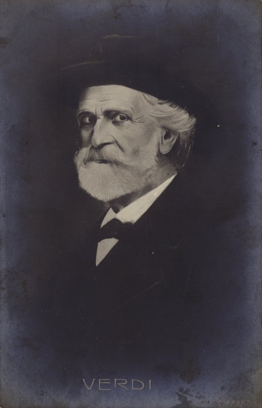 Porträt von Giuseppe Verdi von Italian School