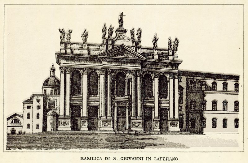 Rom: Basilika St. Johannes im Lateran von Italian School