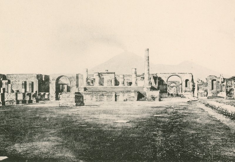 Der Tempel des Jove im Zivilforum wie er ist (Gravur) von Italian School