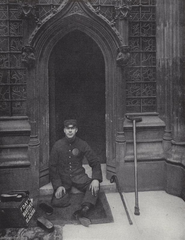 Der Schuhputzer des Unterhauses von J. Benjamin Stone