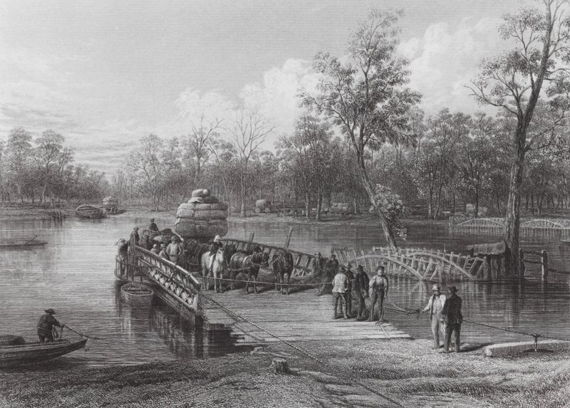Australien: Die Fähre, Echuca von J. C. Armytage