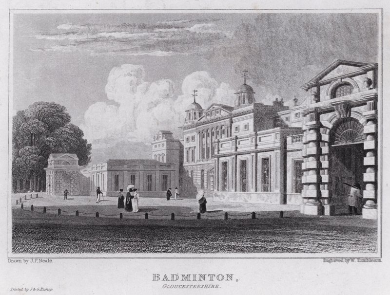 Badminton, Gloucestershire von John Preston Neale