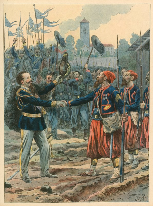 Italien - Der königliche Marsch von Jacques Marie Gaston Onfray de Breville (Job)