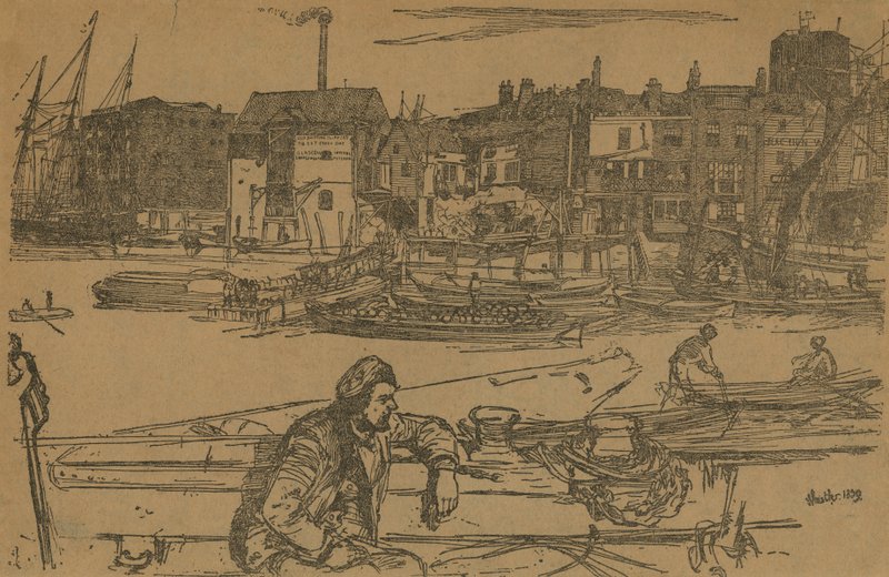 Black Lion Wharf von James Abbott McNeill Whistler