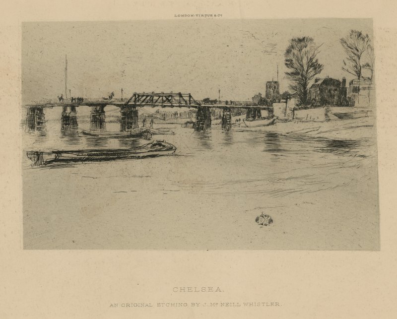Gesamtansicht von Chelsea von James Abbott McNeill Whistler
