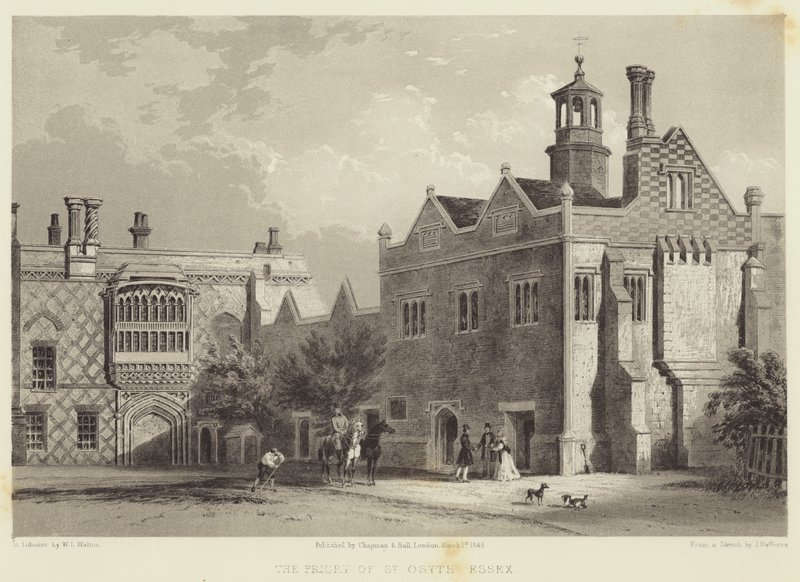 Das Priorat von St. Osyth, Essex von James Dafforne