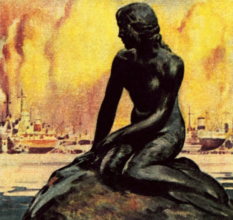 Kleine Meerjungfrau-Statue in Kopenhagen von James Edwin McConnell