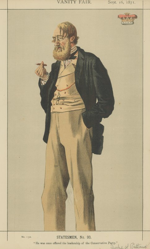 Der Herzog von Rutland (Farblithografie) von James Jacques Joseph Tissot