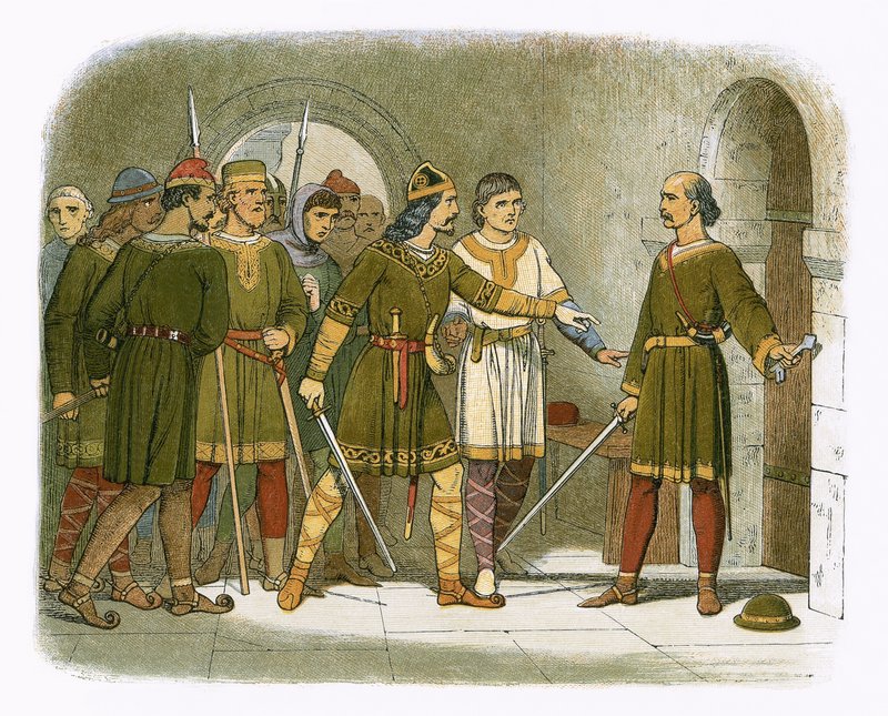 William de Breteuil verteidigt die Schatzkammer von James William Edmund Doyle