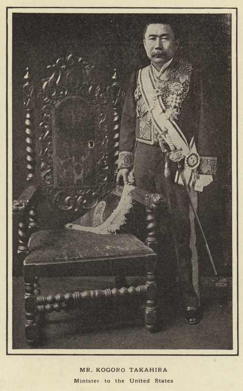 Herr Kogoro Takahira, Minister in den Vereinigten Staaten von Japanese Photographer