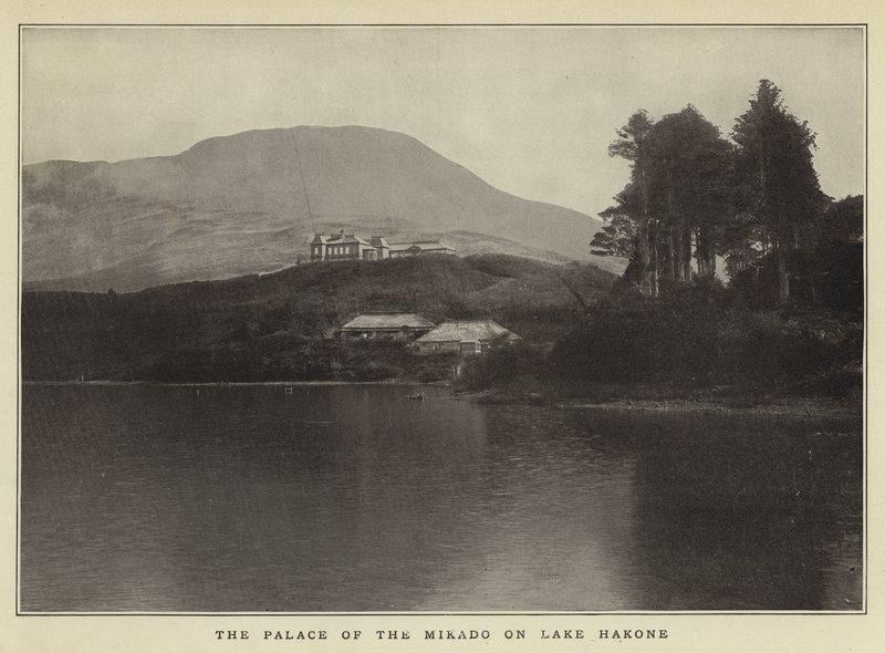 Der Palast des Mikado am Hakone-See von Japanese Photographer