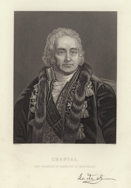 Jean-Antoine Chaptal von Jean Jacques Francois Monanteuil