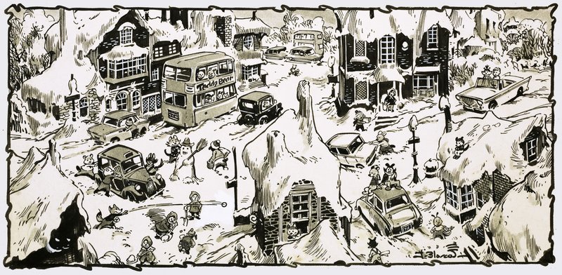 Winterlandschaft von Jesus Blasco