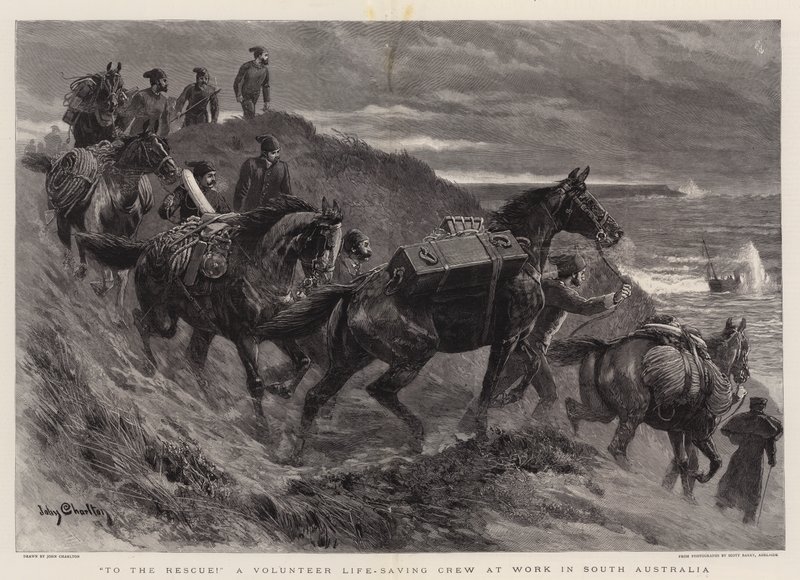 Zur Rettung! Eine freiwillige Lebensrettungsmannschaft bei der Arbeit in Südaustralien von John Charlton