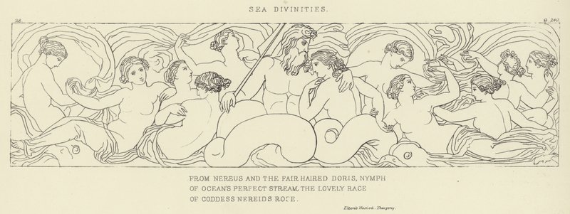 Meeresgottheiten von John Flaxman