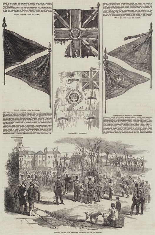 Rückkehr des 31. Regiments aus Indien von John Gilbert