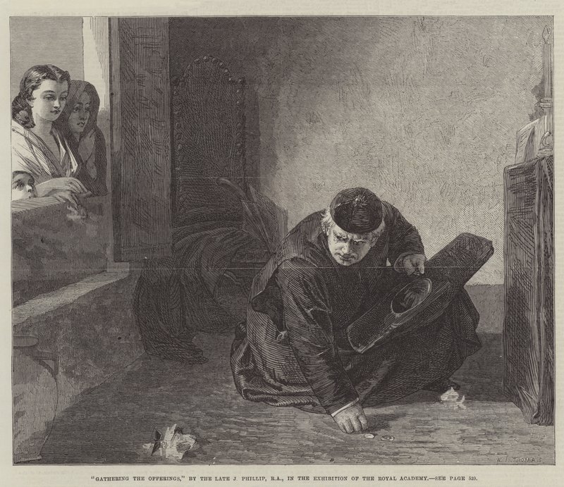 Das Sammeln der Opfergaben von John Phillip