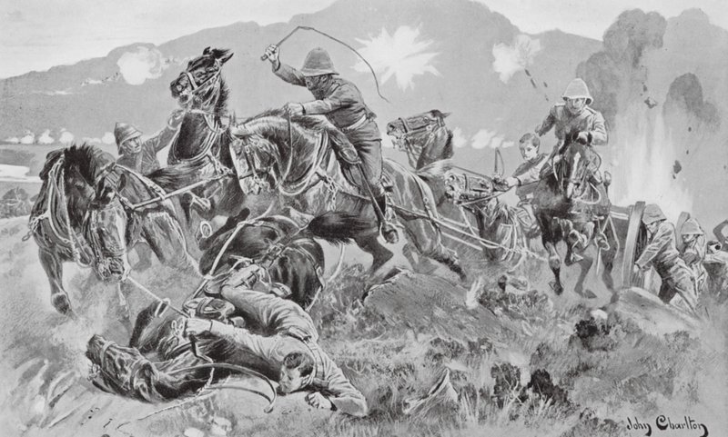 Die Rettung der Kanonen am Tugela von John (after) Charlton