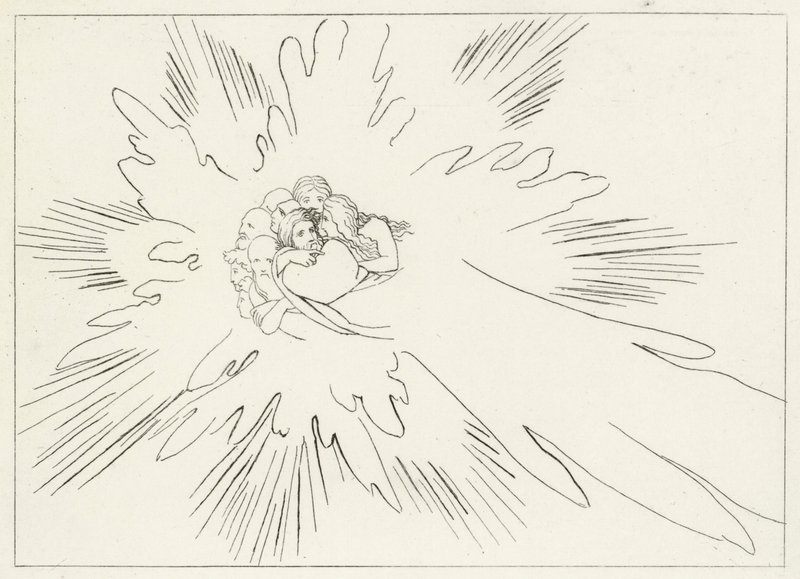 St. Peter, Paradies, Gesang 24 von John (after) Flaxman