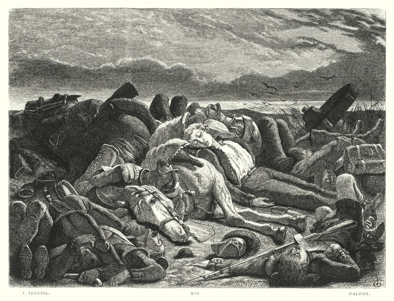 Lord Byrons Childe Harold, Canto III, Strophe 28 von John (after) Tenniel