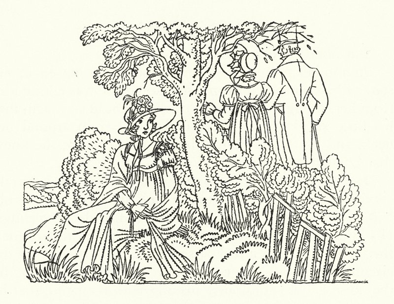 Illustration für Überredung von Jane Austen von John Austen