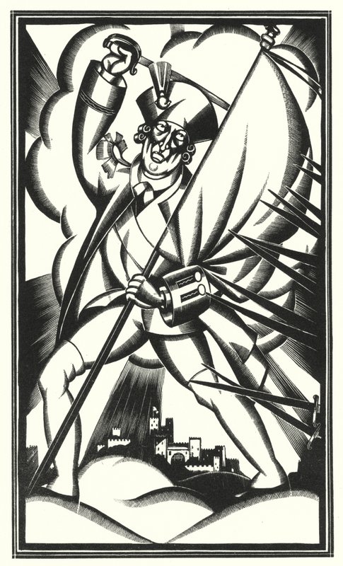 Illustration für Tristram Shandy von Laurence Sterne von John Austen