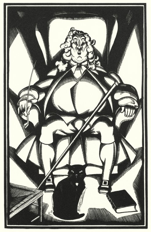 Illustration für Tristram Shandy von Laurence Sterne von John Austen