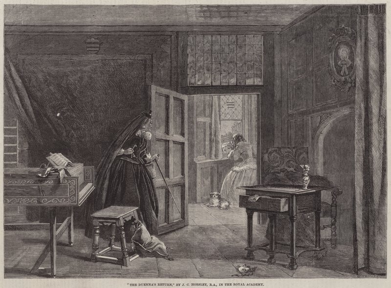 Die Rückkehr der Anstandsdame von John Callcott Horsley