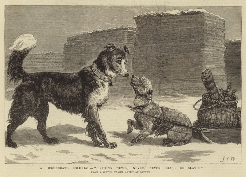 Ein degenerierter Kolonialer, Briten werden niemals Sklaven sein von John Charles Dollman