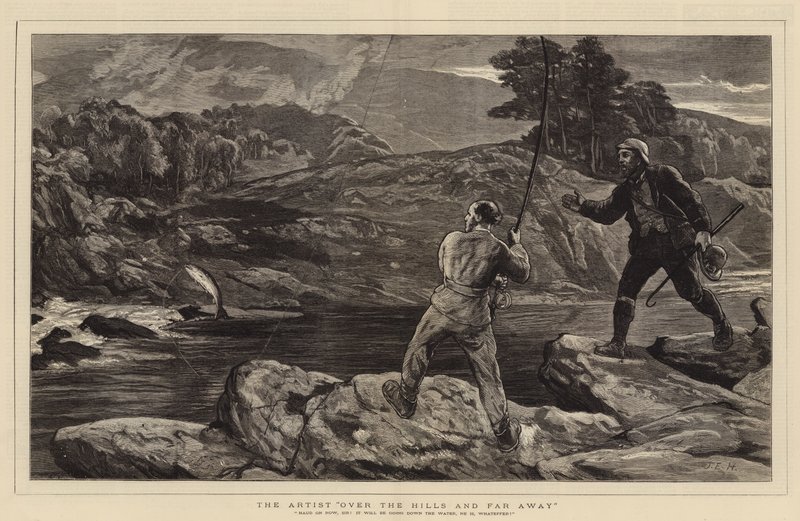 Der Künstler über die Hügel und weit weg von John Evan Hodgson