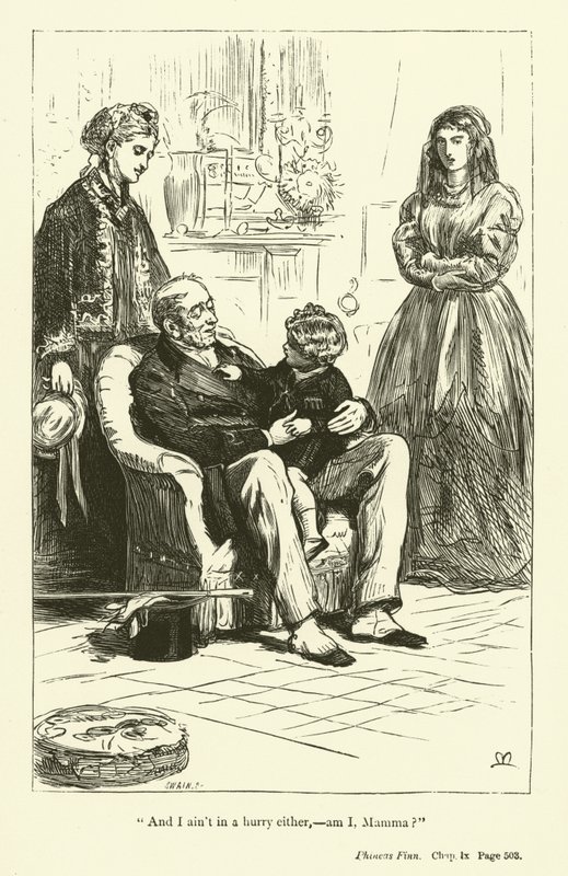 Illustration für Phineas Finn von Anthony Trollope von John Everett (after) Millais