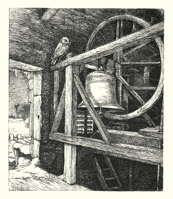 Der Tod des alten Jahres von John Everett (after) Millais