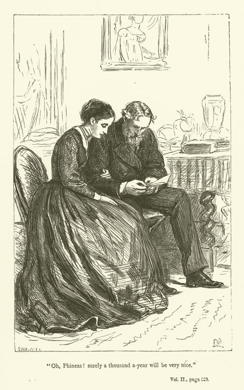 Illustration für Phineas Finn von Anthony Trollope von John Everett Millais