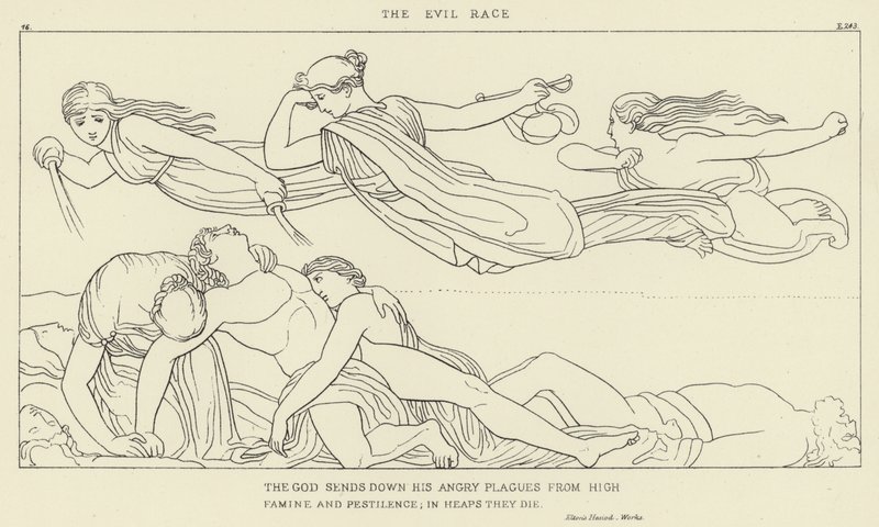 Die böse Rasse von John Flaxman