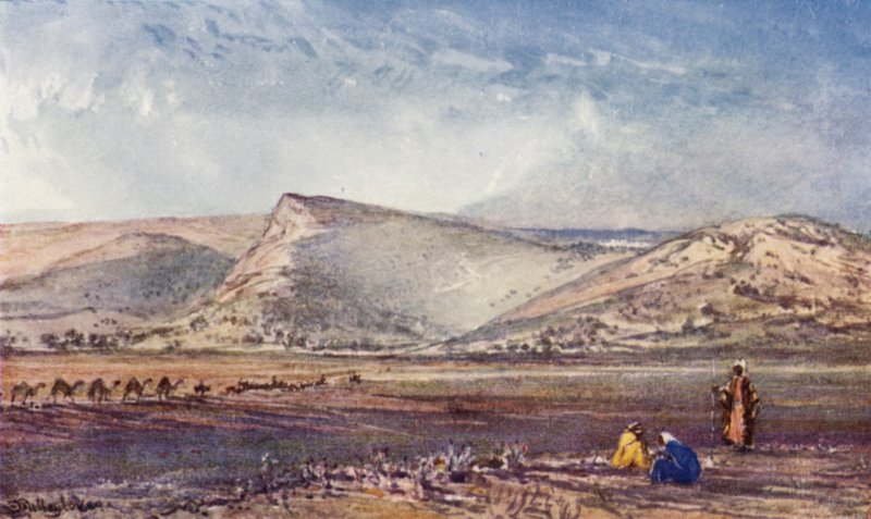 Die Hügel um Nazareth, von der Ebene von Esdraelon von John Fulleylove