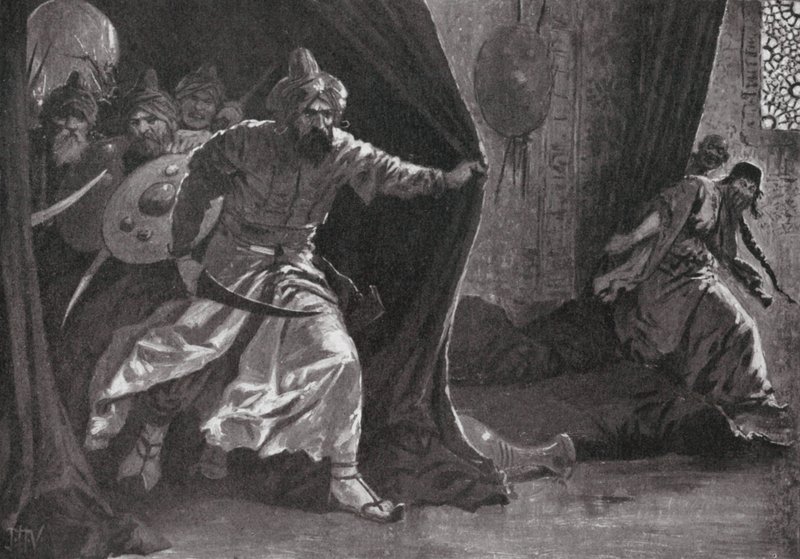 Aufstand der königlichen Garde in Damaskus von John Harris Valda