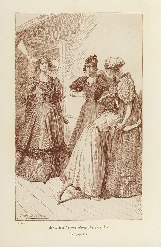 Illustration für Jane Eyre von Charlotte Bronte von John Henry Frederick (after) Bacon