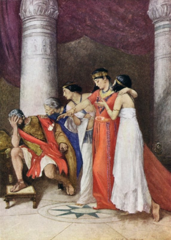 Antonius und Cleopatra von John Henry Frederick after Bacon
