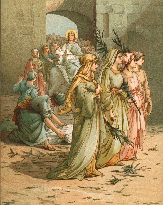 Christus kommt in Jerusalem an von John Lawson