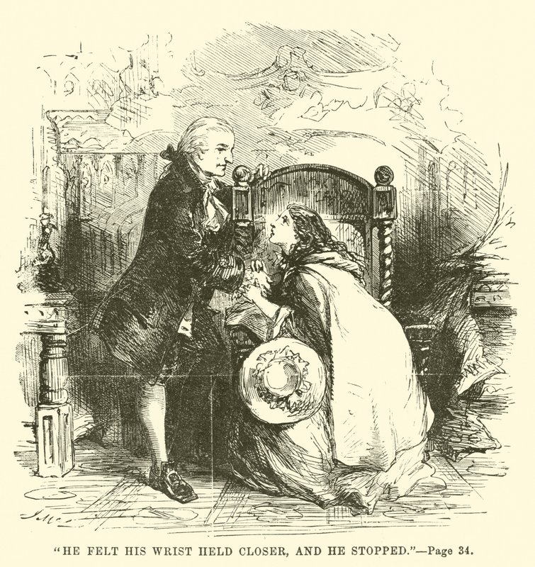 Illustration für Eine Geschichte aus zwei Städten von Charles Dickens von John McLenan
