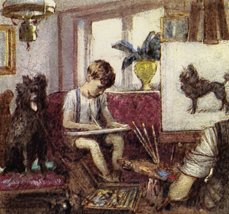 Howard Carter wuchs in London auf, der Sohn eines Künstlers von John Millar Watt