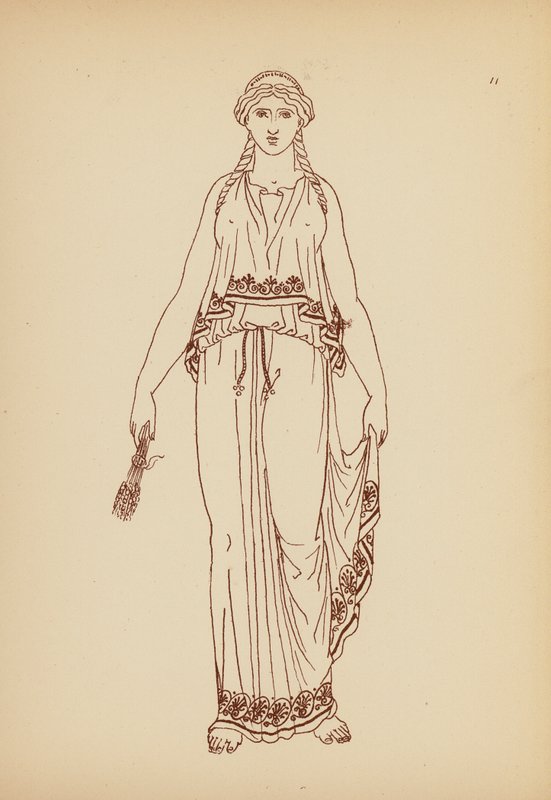 Antikes griechisches Frauenkostüm von John Moyr Smith