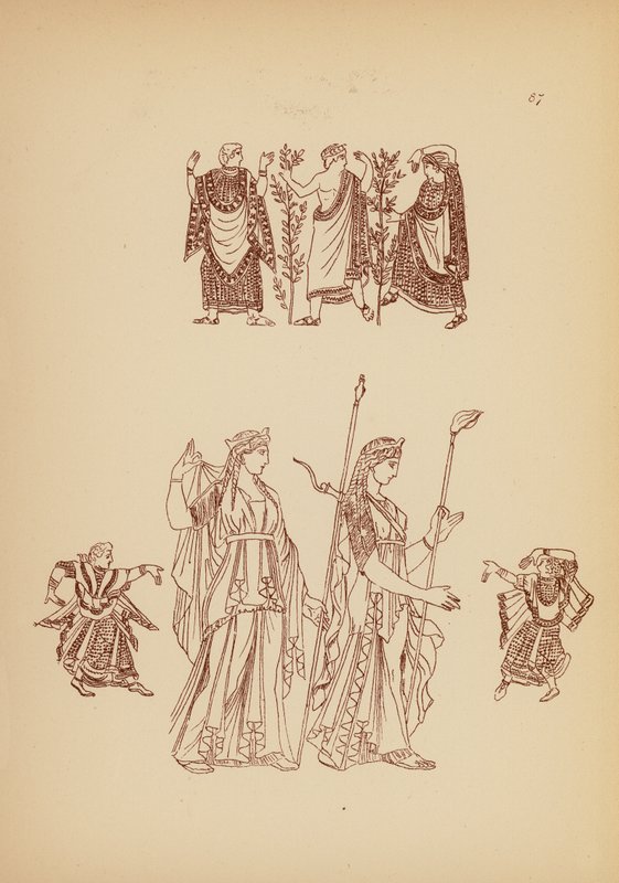 Antikes griechisches Frauenkostüm von John Moyr Smith