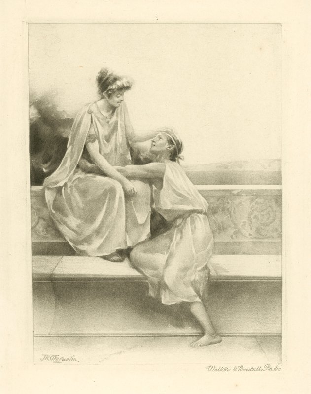 Illustration für die Gedichte von Catullus von John Reinhard Weguelin