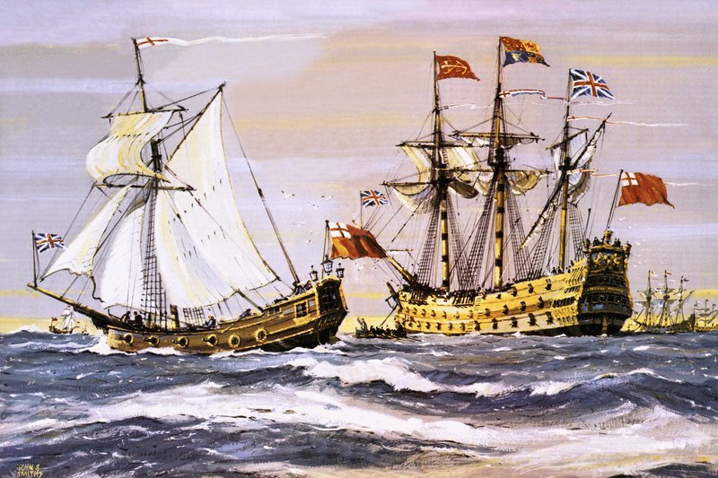 Karl II. besucht den königlichen Prinzen (im Jahr 1672) von John S. Smith