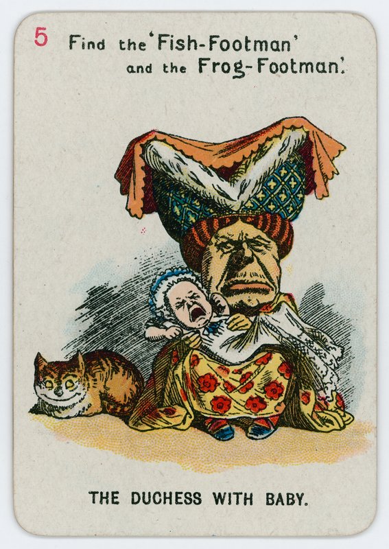 Die Herzogin mit Baby von John Tenniel