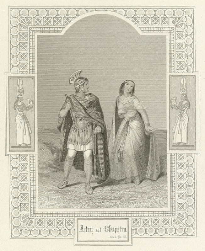 Antonius und Cleopatra, Akt IV, Szene X von Joseph Kenny Meadows