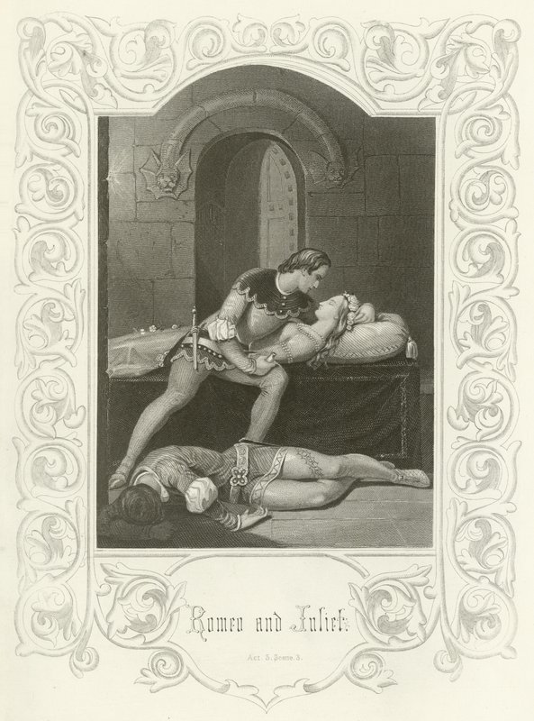 Romeo und Julia, Akt V, Szene III von Joseph Kenny Meadows