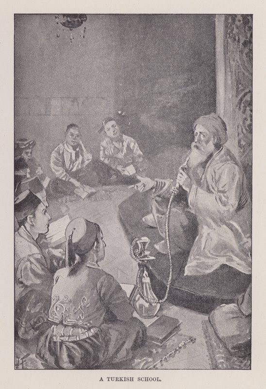 Eine türkische Schule (Lithografie) von Joseph (after) Finnemore
