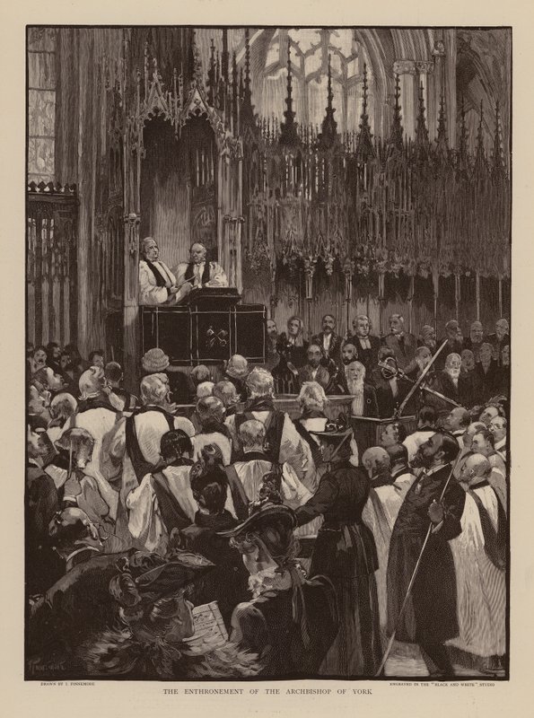 Inthronisation des Erzbischofs von York von Joseph (after) Finnemore